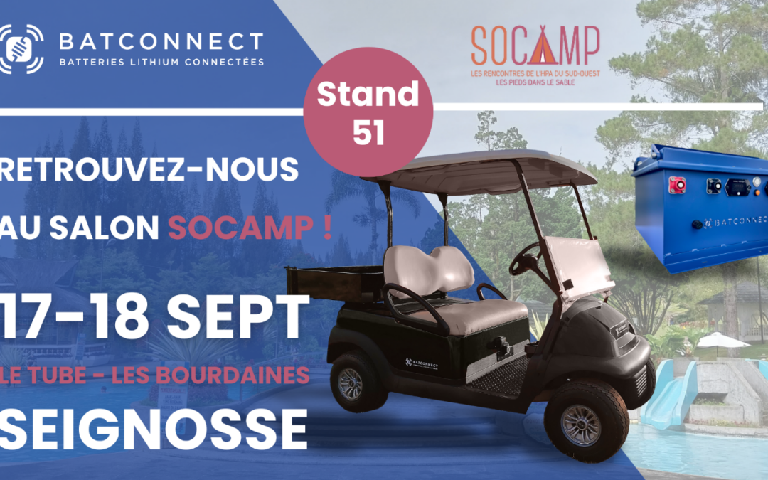 Batconnect expose au salon SOCAMP 2024 les 17 et 18 Septembre