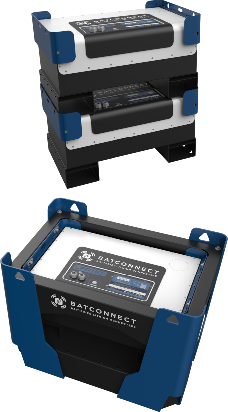Ensemble des batteries Batconnect